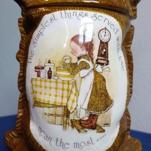 Vintage 1970's Collectible Holly Hobbie Ceramic Container